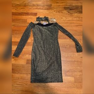 Black and Gold Sparkly dress